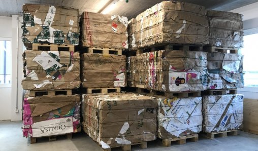 Entsorgungslösung Kartonballen Agrotropic l Toel Recycling AG