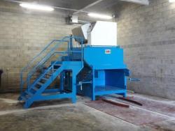 Presscontainer AJK Wiegesystem l Toel Recycling AG