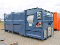 Presscontainer Wiegesystem AJK l Toel Recycling AG