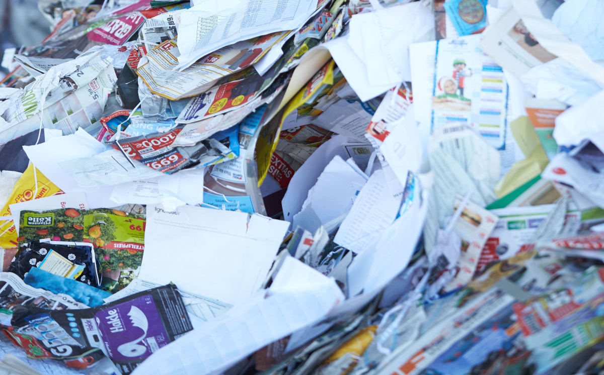 Papier Abfall