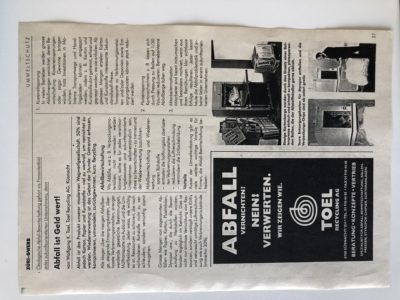 1988 Zeitungsausschnitt Toel