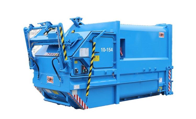 AJK Presscontainer Absetzkipper l Toel Recycling AG