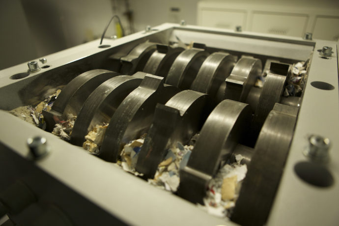 Aktenverichter Schredderanlage Aktenvernichtungsanlage