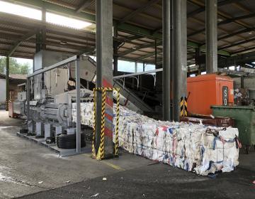 Albamat Kanalballenpressen l Toel Recycling AG