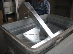 Containerpressen Pressstempel