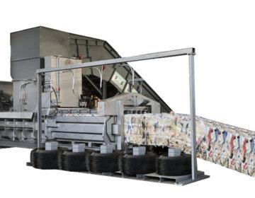 Kanalballenpresse Albamat 800 l Toel Recycling AG