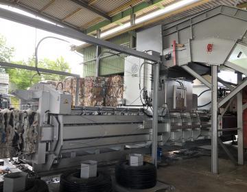Kanalballenpressen Albamat 800 V5 Z1 l Toel Recycling AG
