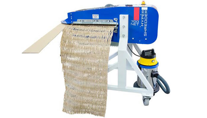 Kartonschredder mit Staubabsaugung 700 l Toel Recycling AG