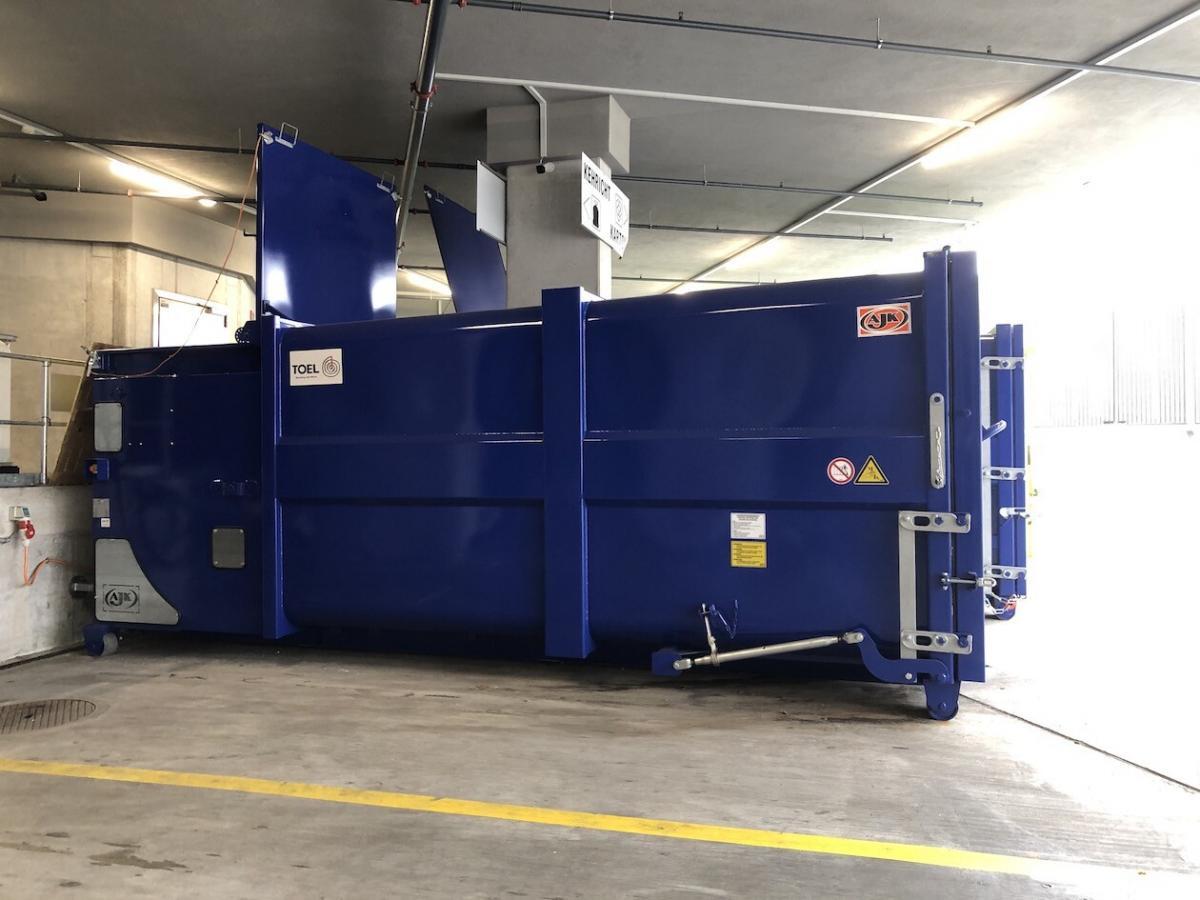 Nassmüllpresse für nasse Abfälle | Toel Recycling AG