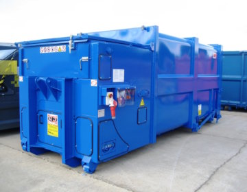 Nassmüllpresse für Rampenausführung
