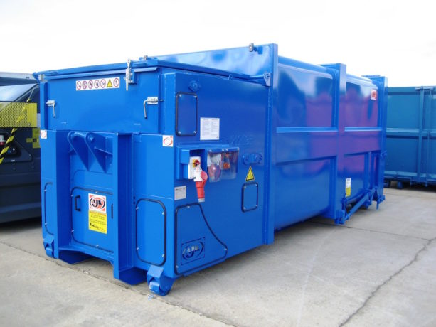 Nassmüllpresse für Rampenausführung