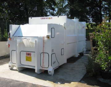 Nassmüllpresse für nasse Abfälle