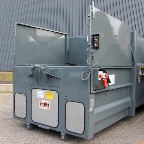 Presscontainer AJK Option Deckel zweiteilig | Toel Recycling AG