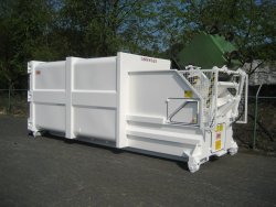 Presscontainer AJK Option Hub-Kippvorrichtung