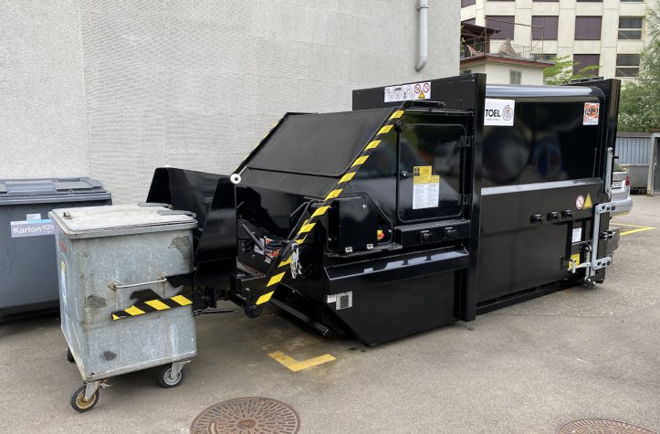 Conteneur à compacter AJK option anti-vandalisme