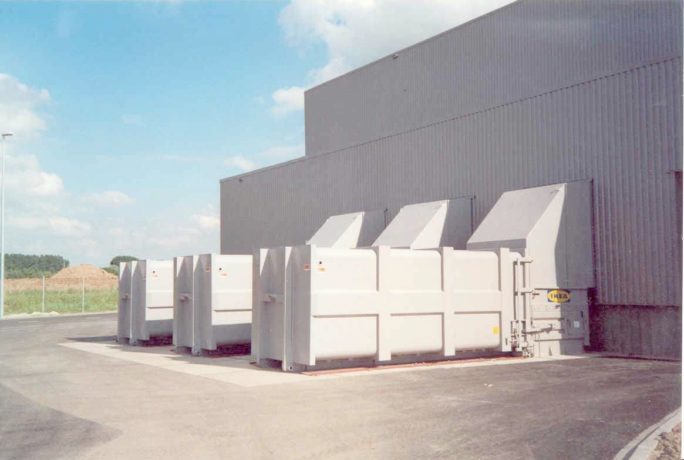 Presscontainer Stationär Toel