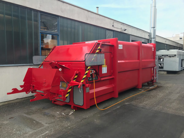 Presscontainer mit Kippvorrichtung 800 l Container l Toel Recycling AG