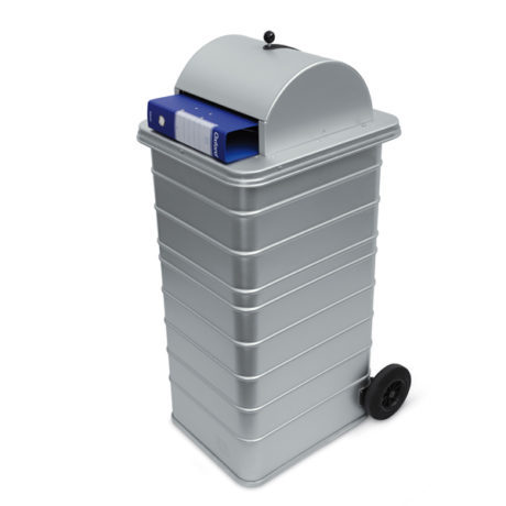 Sicherheitscontainer mit Einwurf für Ordner