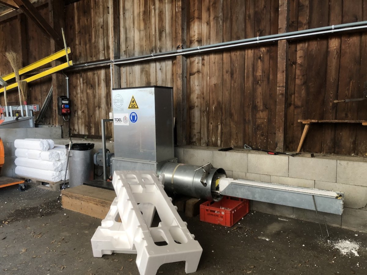 Styroporverdichter Mini Toel | Toel Recycling