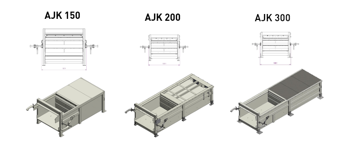 Dimensions compacteur stationnaires | Toel Recycling AG
