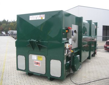 Presscontainer Wiegeschleuse | Toel Recycling