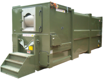 Presscontainer Wiegeschleuse l Toel Recycling AG