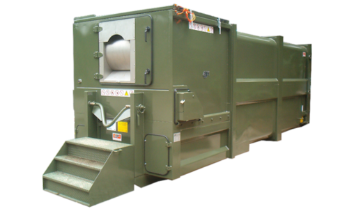 Presscontainer Wiegeschleuse l Toel Recycling AG