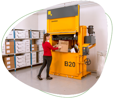 Presse à carton B20 | Toel Recycling AG