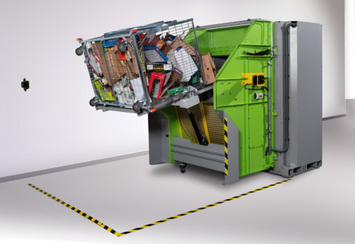 Dixi 60 SLA Entleerung | Ballenpressen | Toel Recycling AG