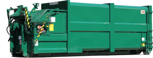 AJK Presscontainer Kippvorrichtung Abrollkipper | Toel Recycling AG