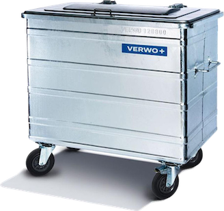 Conteneur en acier Verwo 800 l | Toel Recycling AG