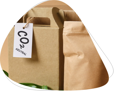 CO2 neutrales Karton Füllmaterial