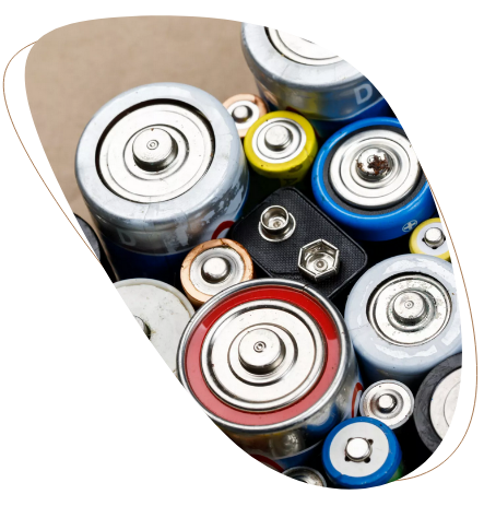 Diverse Batterien als Symbol für Sonderabfall