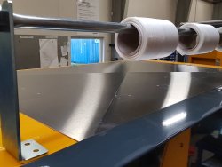 Ballenpresse Bramidan Halterung Abbindeband oben | Toel Recycling AG