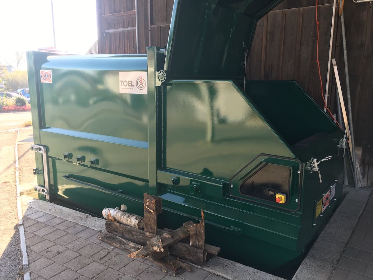Presscontainer Welaki Rampenausführung | Toel Recycling AG