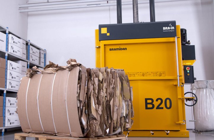 Presse à balles Bramidan B20 Balle de carton
