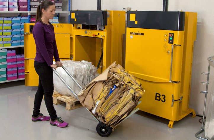 Presse à balles Bramidan B3 Chariot de transport