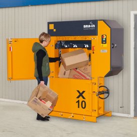Presse à balles Bramidan X10 ouverture de remplissage