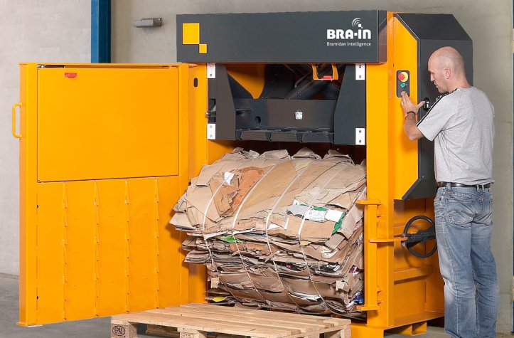 Presse à balles Bramidan X25 Ejection des balles