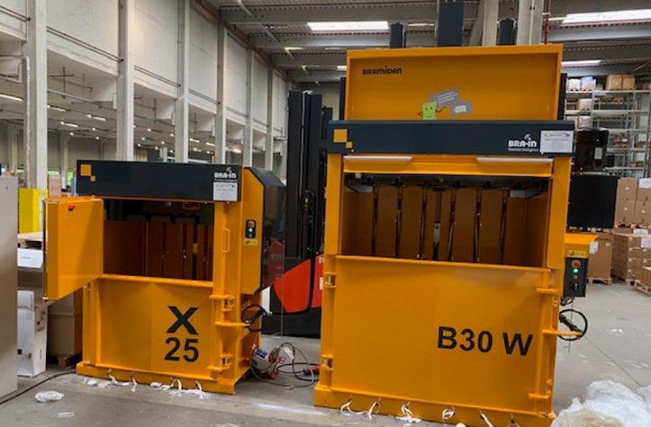 Bramidan Kartonpressen X25 und B30W | Toel Recycling AG