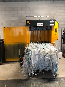 Bramidan Ballenpresse für Strapexbänder | Toel Recycling AG