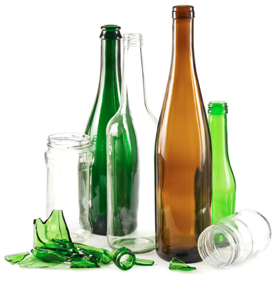 Glasentsorgung diverse Farben Entsorgungsratgeber | Toel Recycling AG