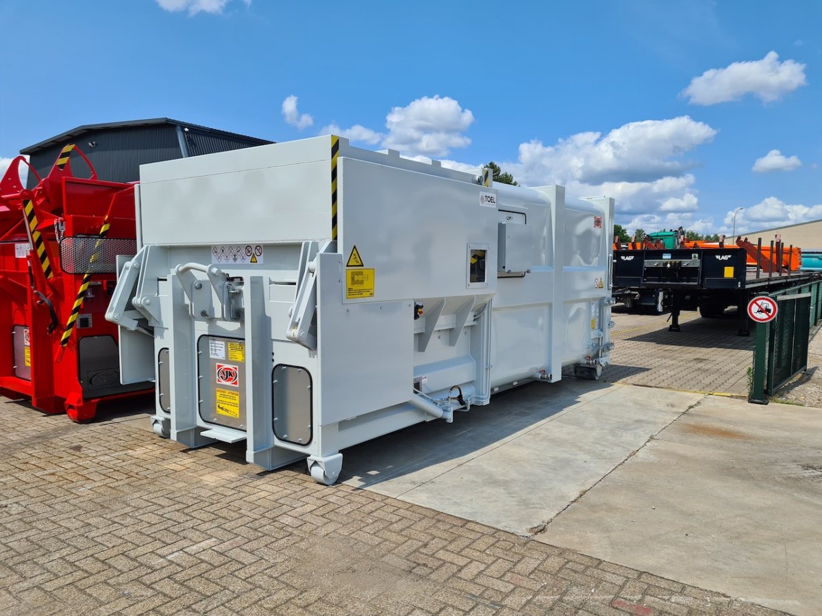 Presscontainer Kippschaufel AJK | Toel Recycling AG