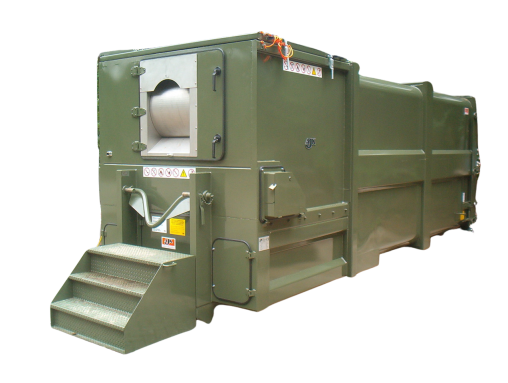 Presscontainer mit Wiegetechnik | Toel Recycling AG