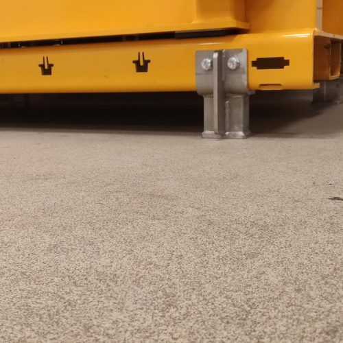Ballenpresse Bramidan X25 Standbeine für Reinigung