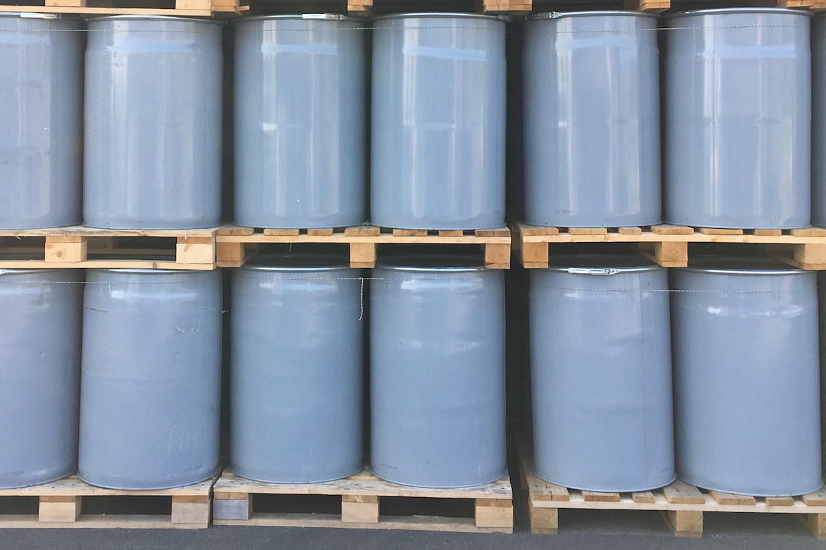 Fasspresse Materialien Stahlfässer