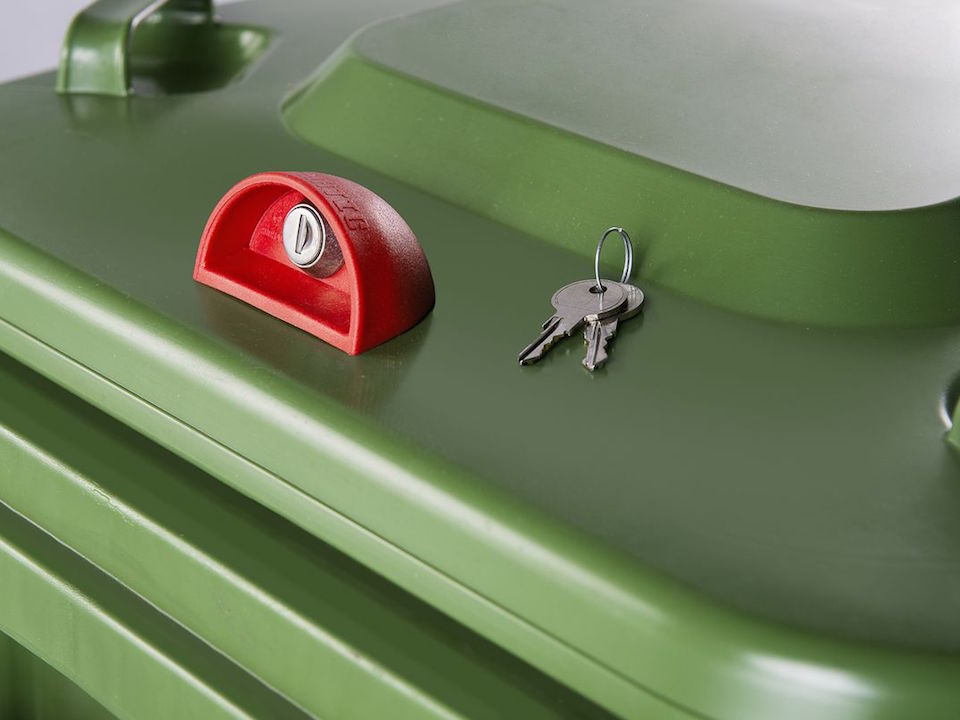 Kunststoffcontainer Kippschloss Verwo