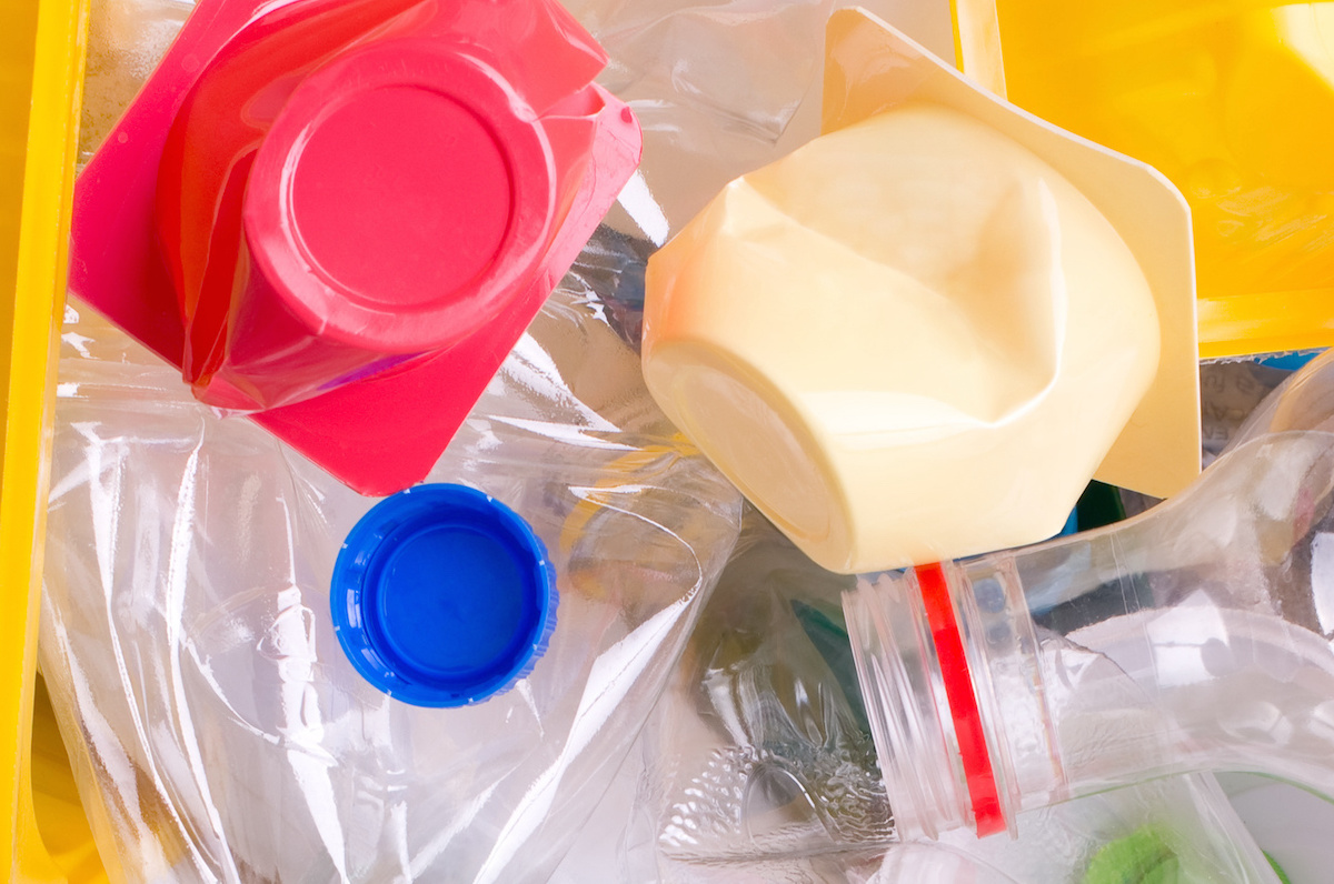 Presscontainer Materialart Kunststoffsammelsäcke