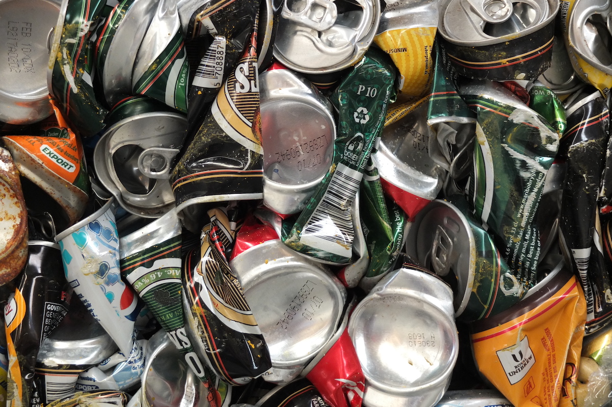 Recyclingmaschinen Materialart Aludosen