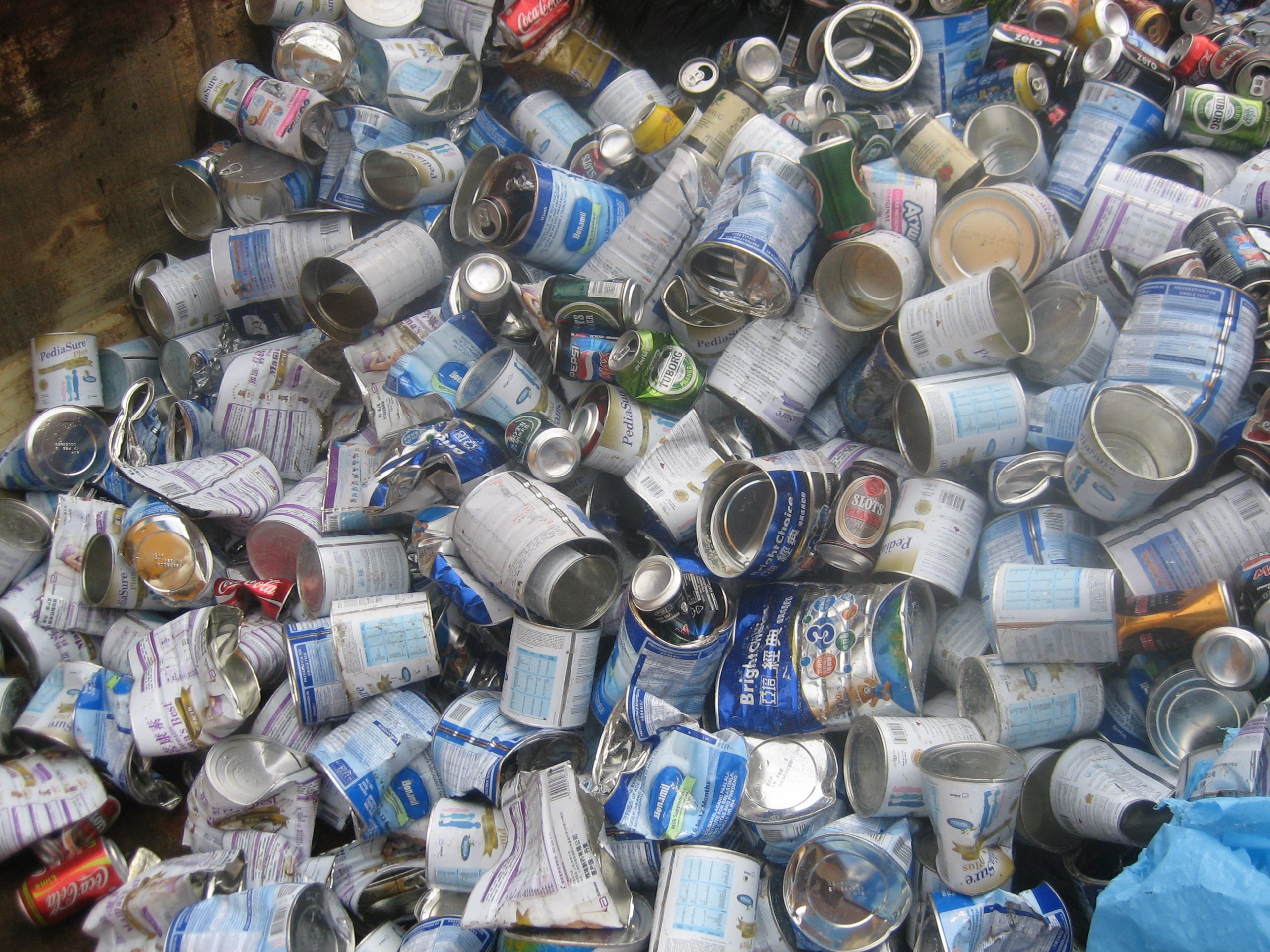 Recyclingmaschinen Materialart Konservendosen